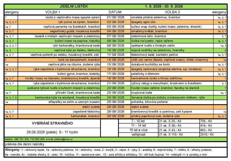 Jídelníček 09-2026