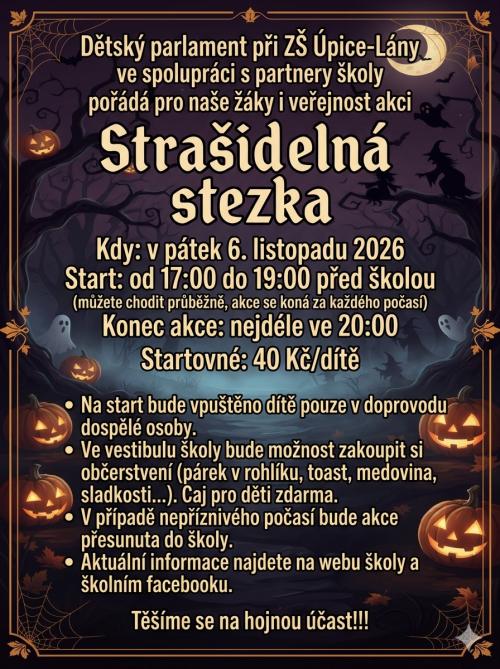 Strašidelná stezka 2026 Strašidelná stezka 2026